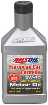 AMSOIL Synthetic Motor Oil 5W-40 European Formula